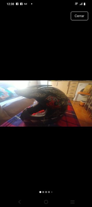 Casco Moto/Bici Cross Diseño Calavera