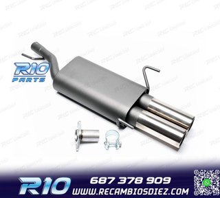 SILENCIOSO ESCAPE PARA OPEL ASTRA 1998-2009 x2