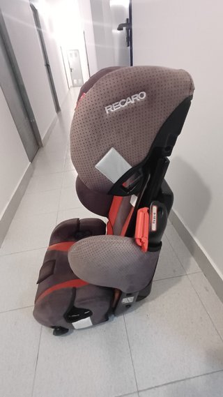 Silla coche RECARO Young Sport gris/rojo