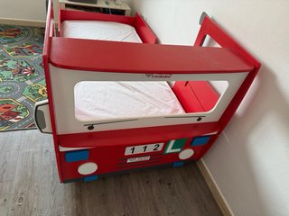 Cama infantil camión de bomberos