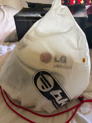 Casco de Moto Blanco LG BKS HELMETS  Nuevo