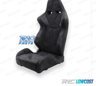 KIT ASIENTO BAQUET UNIVERSAL NEGRO EVO ERS RALLY