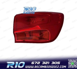 PILOTO DCH PARA KIA CEED SPORTWAGON 12-15 BLANCO ROJO