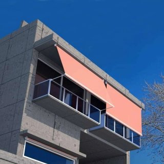 Toldo estor 3m Beige y Rojo casi sin uso