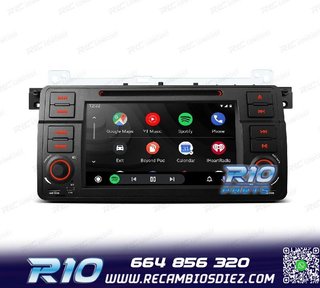 RADIO GPS ANDROID 14 BMW E46 4GB RAM 64GB ROM DVD