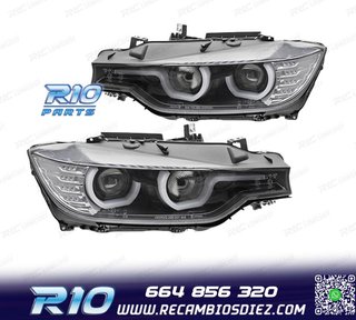 FAROS BMW F30 F31 11-15 UTYPE NEGROS