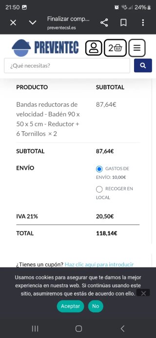 Banda reductora, baden reductor , velocidad