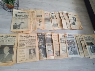 Periódicos transición España desde 1973 y otros
