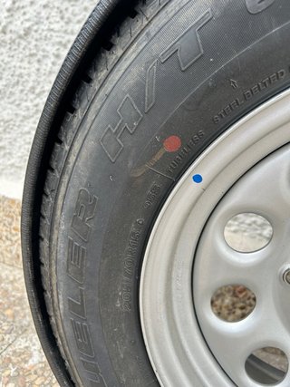 Rueda completa de repuesto Bridgestone Dueler H/T