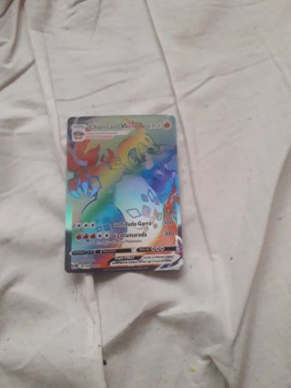 Carta Pokémon Charizard VMAX Rainbow Rare