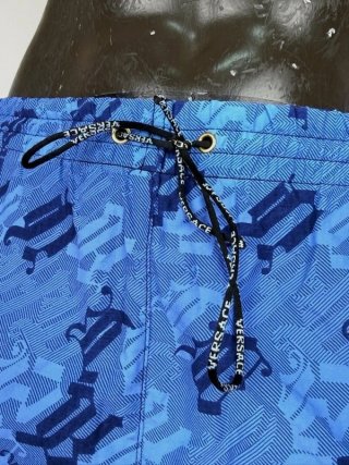 Costume da bagno Versace uomo M/48 blu Medusa