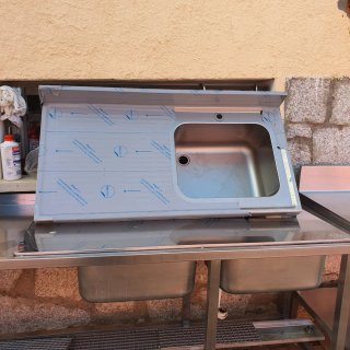 Fregadero industrial acero inoxidable