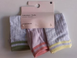 Lote calcetines tobilleros e invisibles pinkies