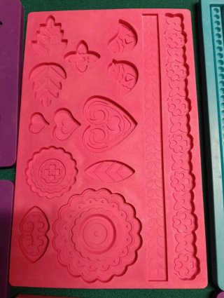 Set di stampi in silicone per pasticceria con lettere, numeri e figure