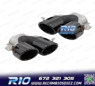 COLAS DE ESCAPE MERCEDES GLE W167 19- LOOK GLE53 NEGRO