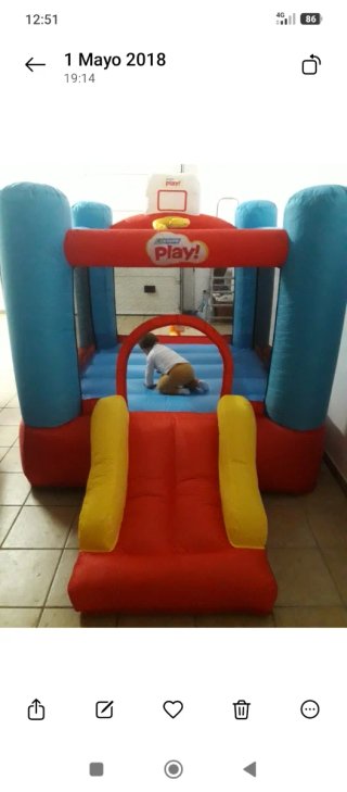 Castillo hinchable pequeño