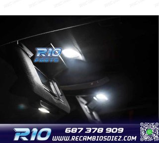 KIT 20 BOMBILLAS LED INTERIOR MERCEDES CLASE C W204 C200 C22