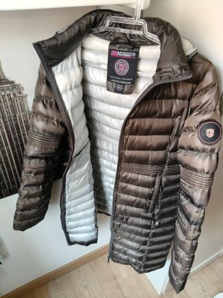 Chaqueta Mujer acolchada marrón Norway🇧🇻
