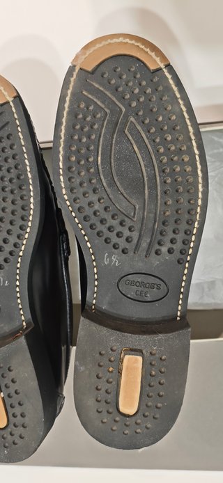 Zapatos George's Piel Burdeos Talla 39