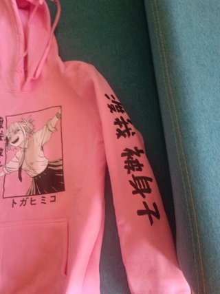 Sudadera Boku no Hero Himiko Toga Rosa