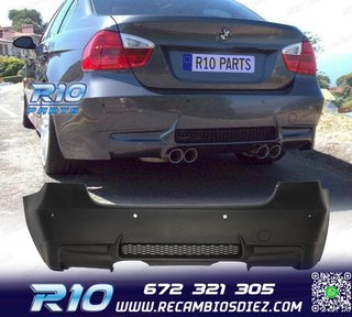 PARAGOLPES TRASERO BMW E90 LOOK M3 PDC