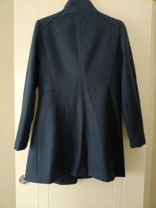 Abrigo azul marino talla L