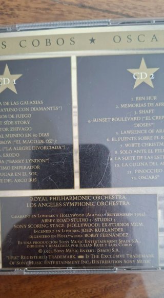 2 CD Luis Cobos Música de los Oscars