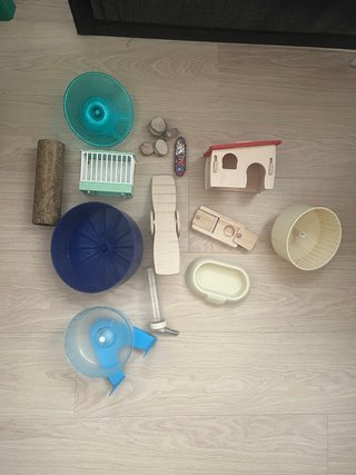 Jaula para hámster de madera