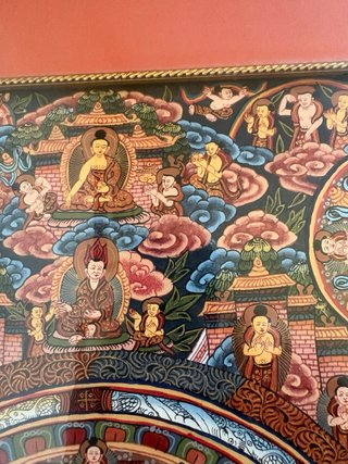 Thangka budista de Nepal