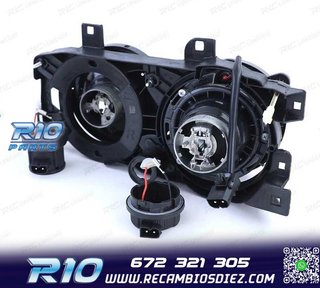 FAROS BMW E34 88-95 E32 86-94 FONDO NEGRO