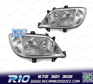 FAROS PARA MERCEDES SPRINTER 00-02 H1+H7