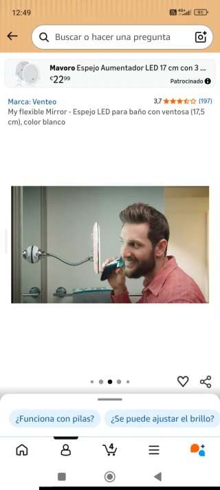 Espejo Aumento Mirrorvana Flexible 10x