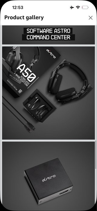 ASTRO Gaming A50 Wireless Headphones + Gaming Char