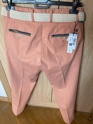 Pantalón Chino El Ganso Talla 38 Rosa