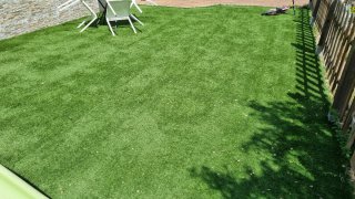 Césped artificial para exteriores