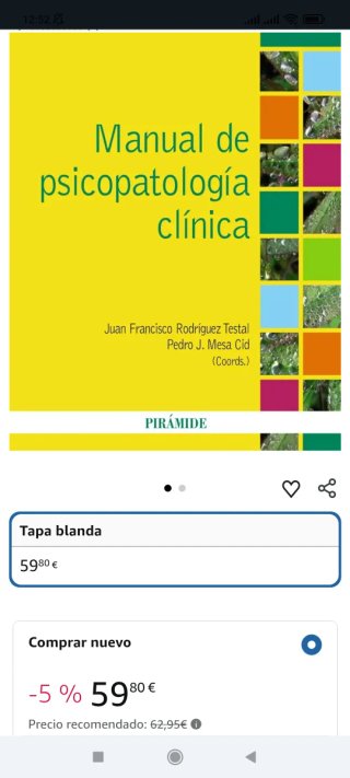 Manual de psicopatología clínica nuevo