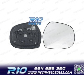 CRISTAL ESPEJO + BASE DERECHO TOYOTA LAND CRUISER 02-10
