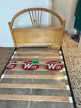 Cama individual 90cm con somier