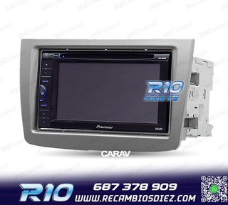 MARCO GRIS RADIO 2-DIN PARA ALFA ROMEO MITO