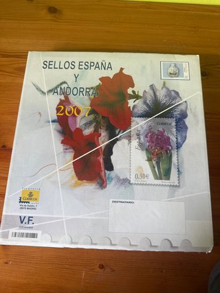Sellos España y Andorra 2007