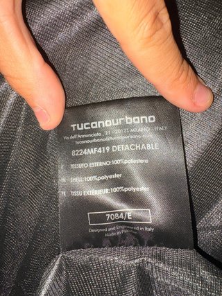 Chaqueta Tucano Urbano Negra Moto Scooter