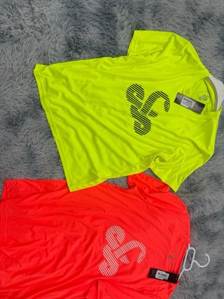 2 Camisetas Talla Única Neón