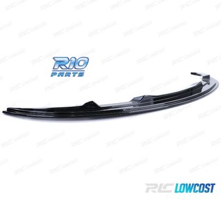 SPOILER LIP BMW E90 E91 08-12 LOOK M NEGRO BRILLO