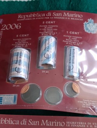 Monedas San Marino 2006