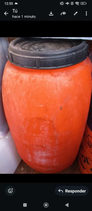 Bidón 50L Naranja