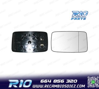 CRISTAL ESPEJO BASE DERECHO VOLKSWAGEN VW GOLF III 91-97 CON