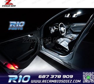 KIT 20 BOMBILLAS LED INTERIOR AUDI A4 S4 B8 QUATTRO AVANT
