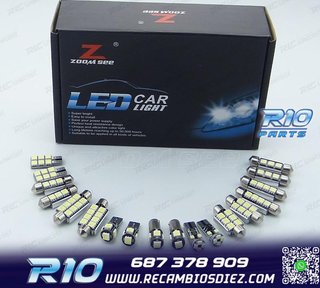 KIT 20 BOMBILLAS LED INTERIOR AUDI A4 S4 B8 QUATTRO AVANT