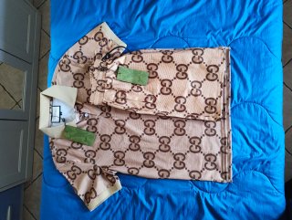 Completo estivo Gucci uomo beige/marrone