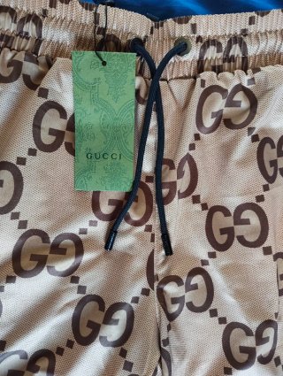 Completo estivo Gucci uomo beige/marrone